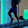 David running on ActiveCore treadmill